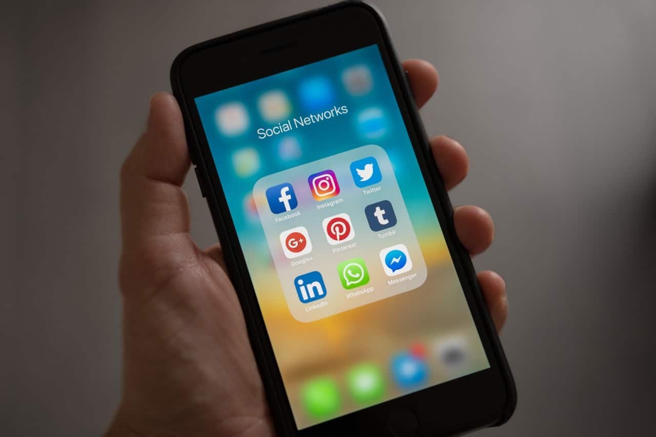 A smartphone showing a targeted Instagram ad for coffee